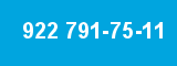 922 791-75-11